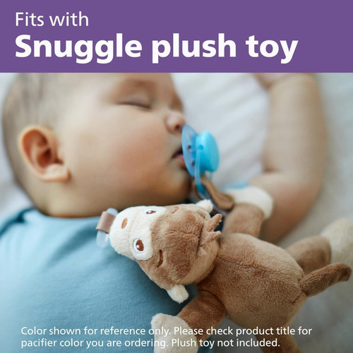 Philips Avent Ultra Soft Pacifier Dummy, 0-6 Months 2 Piece Happy Dreams 224/03