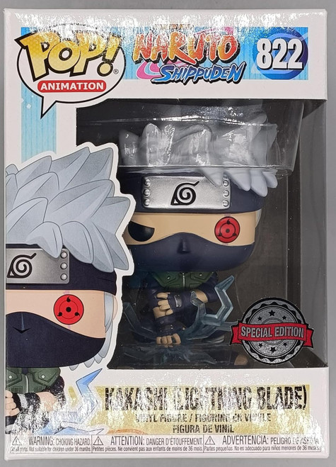 Funko POP Naruto Kakashi Lightning Blade Vinyl Figure Item 822