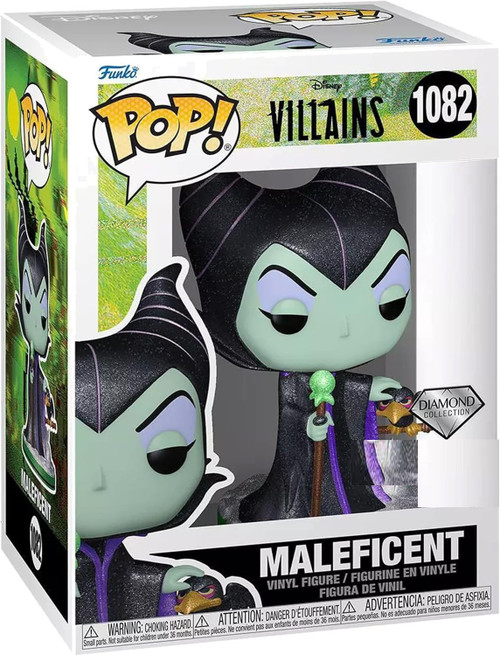 Funko POP Disney Villains Maleficent Diamond Collection Vinyl Figure Item 1082
