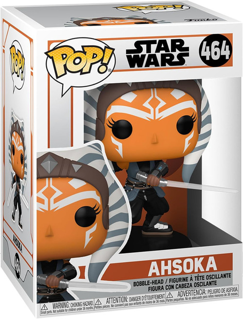 Funko POP Star Wars The Mandalorian Ahsoka Tano With Sabers Vinyl Figure 464