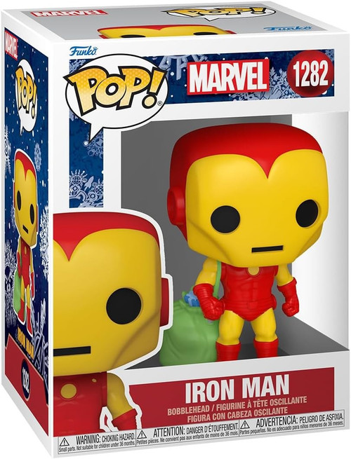 Funko POP  Christmas Holiday Iron Man With Gifts Sack Vinyl Figure 1282