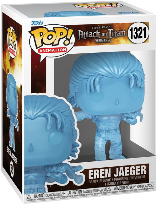 Funko POP Attack on Titan Eren Jaeger Vinyl Figure with 100% Cotton T-Shirt