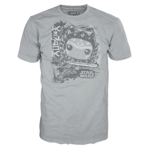 Funko POP Star Wars The Mandalorian Ahsoka Tano 100% Cotton T-Shirt Large