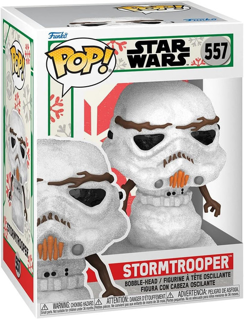 Funko POP Star Wars Holiday Stormtrooper Snowman 100% Cotton T-Shirt Small