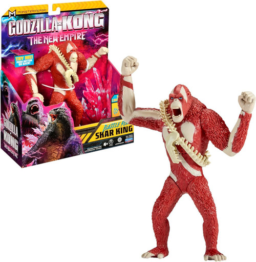Godzilla x Kong The New Empire 7-Inch Authentic Battle Roar Skar King Action Fig
