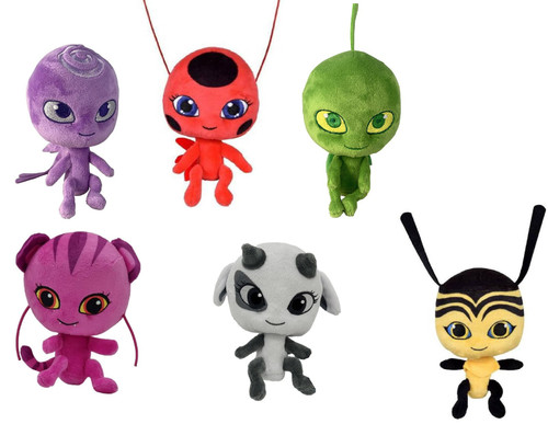 Miraculous Kwami Plush Toy 15cm (5") Choose from 6 Characters