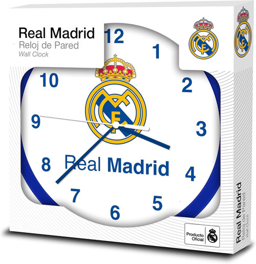 Real Madrid Fully Licensed Battery Operated Wall Clock 24cm (9.5")