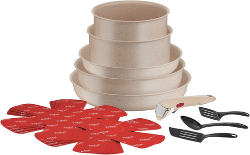 Tefal Ingenio Delight 17 Piece Cookware Set Induction Compatible