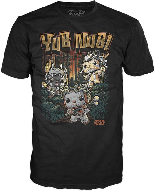 Funko Boxed Tee: Star Wars Return of the Jedi - Ewok Polyester Cotton