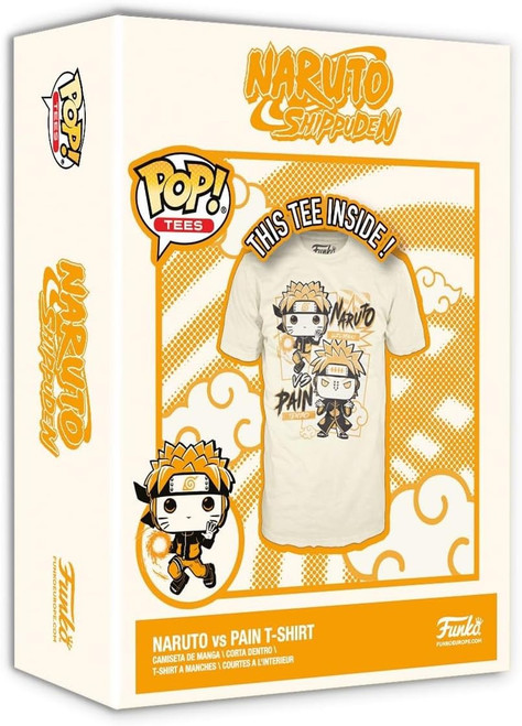 Funko Boxed Tee: Naruto Shippuden - Naruto vs Pain Large Polyester Cotton