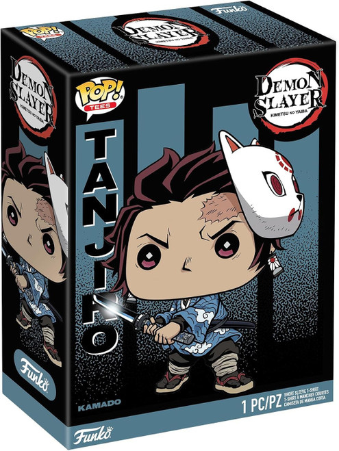 Funko Boxed Tee: Demon Slayer - Tanjiro with Wisteria Cotton Polyester