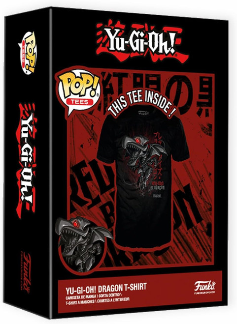 Funko Boxed Tee: Yu-Gi-Oh! - Red Eyes Black Dragon Cotton Polyester