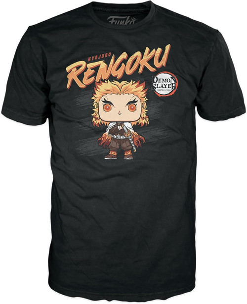 Funko Boxed Tee: Demon Slayer - Rengoku Cotton Polyester