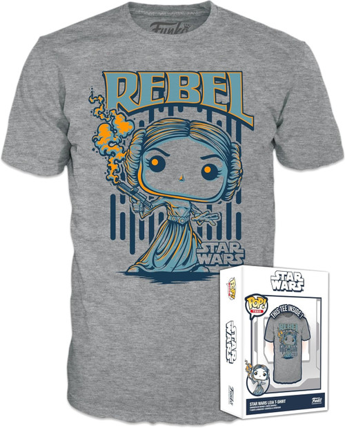 Funko Boxed Tee: Star Wars - Leia Rebel Cotton Polyester