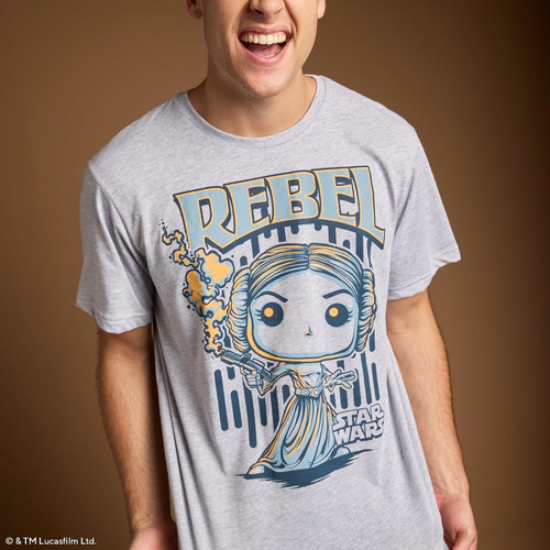 Funko Boxed Tee: Star Wars - Leia Rebel Cotton Polyester