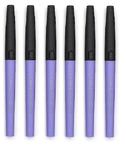 Paper Mate Flair Metallic Medium 0.7mm Amethyst Pack of 6 Pens