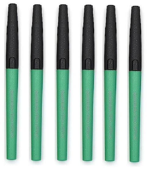 Paper Mate Flair Metallic Medium 0.7mm Sea Foam Green Pack of 6 Pens