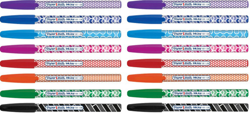 Paper Mate Ballpoint Pens Capped InkJoy Wrap Medium Point (1.0 mm) 16 Pack