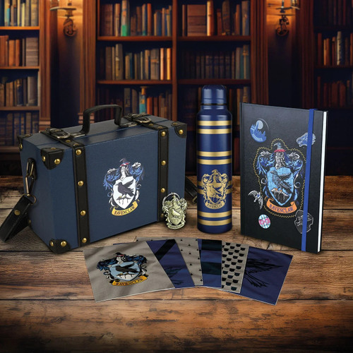 Harry Potter Ravenclaw Crest Premium Gift Set, Bottle, Keyring and Notebook