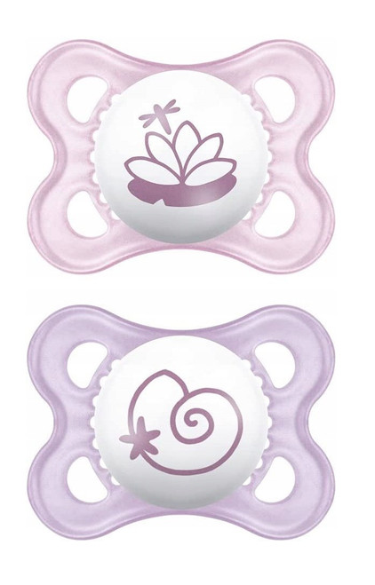 MAM Original Orthodontic Soother Dummy Metallic Pink Limited Edition 2-6 Months