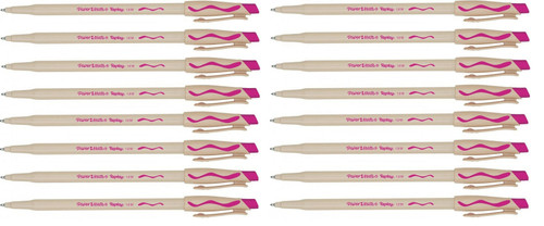 100 X Papermate Replay 1.0mm Erasable Pens Fuschia Pink