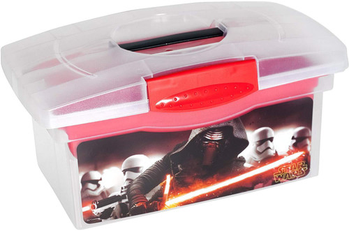 Star Wars Storage Box with Lift Out Compartment White / Red
