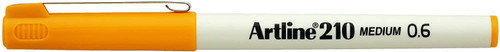 Artline EK- 210 Writing Pen 0.6mm Medium Yellow