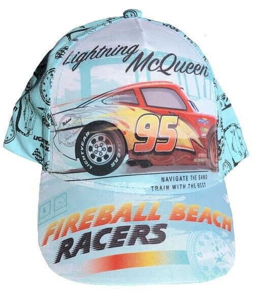 Cars One Size Baseball Cap Fireball Beach Racers Turquoise / Blue