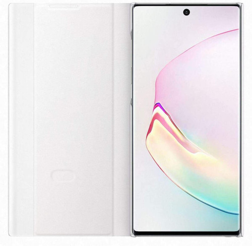 Original Samsung Galaxy Note 10 and Note 10 5G Clear View Cover White