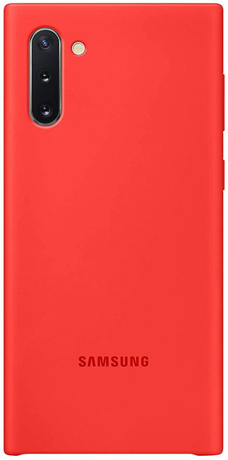 Original Samsung Silicone Cover for Samsung Galaxy Note 10 Red