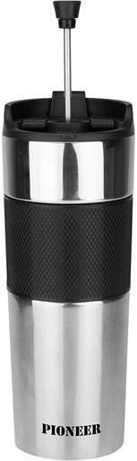 Filtre à Café Avec Ventouse Grunwerg Pioneer - Acier Inoxydable - Pour Café Frais