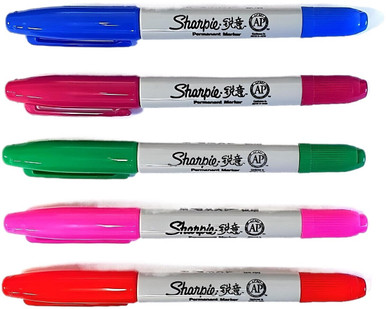 Sharpie Twin Tip Fine and Ultra Fine Tip pack of 5 Asia Import - Big ...