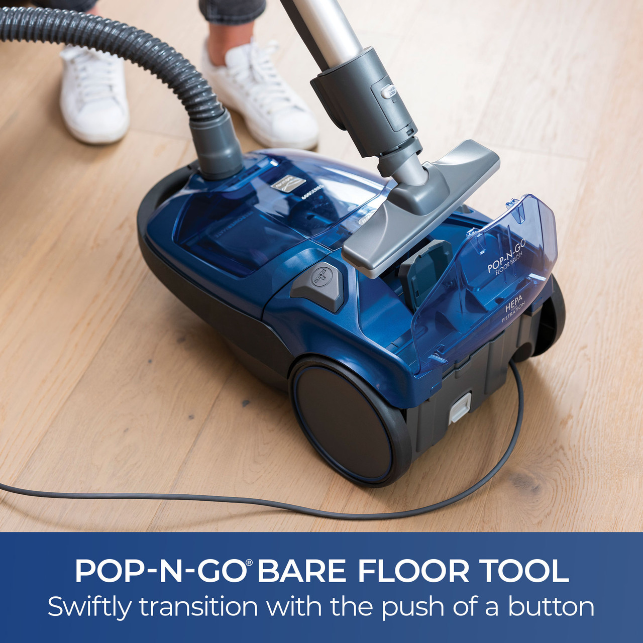 POP-N-GO Bagged Canister Vacuum for Pet Hair | Kenmore Floor Care