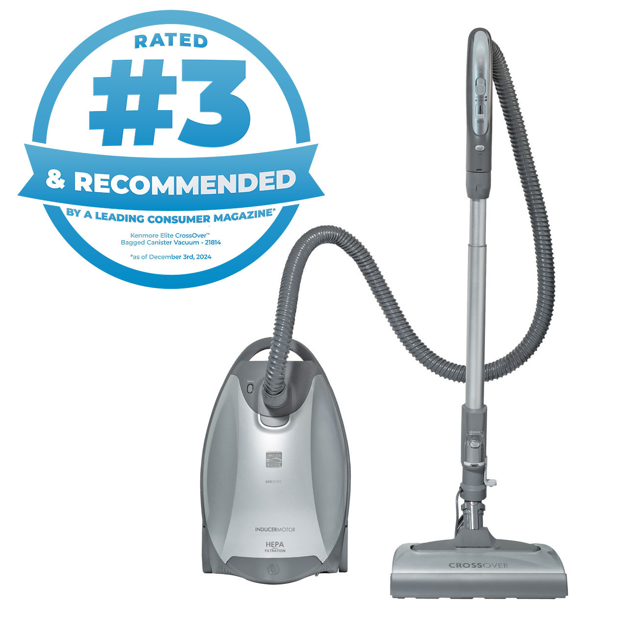 Elite 21814 CrossOver Canister Vacuum