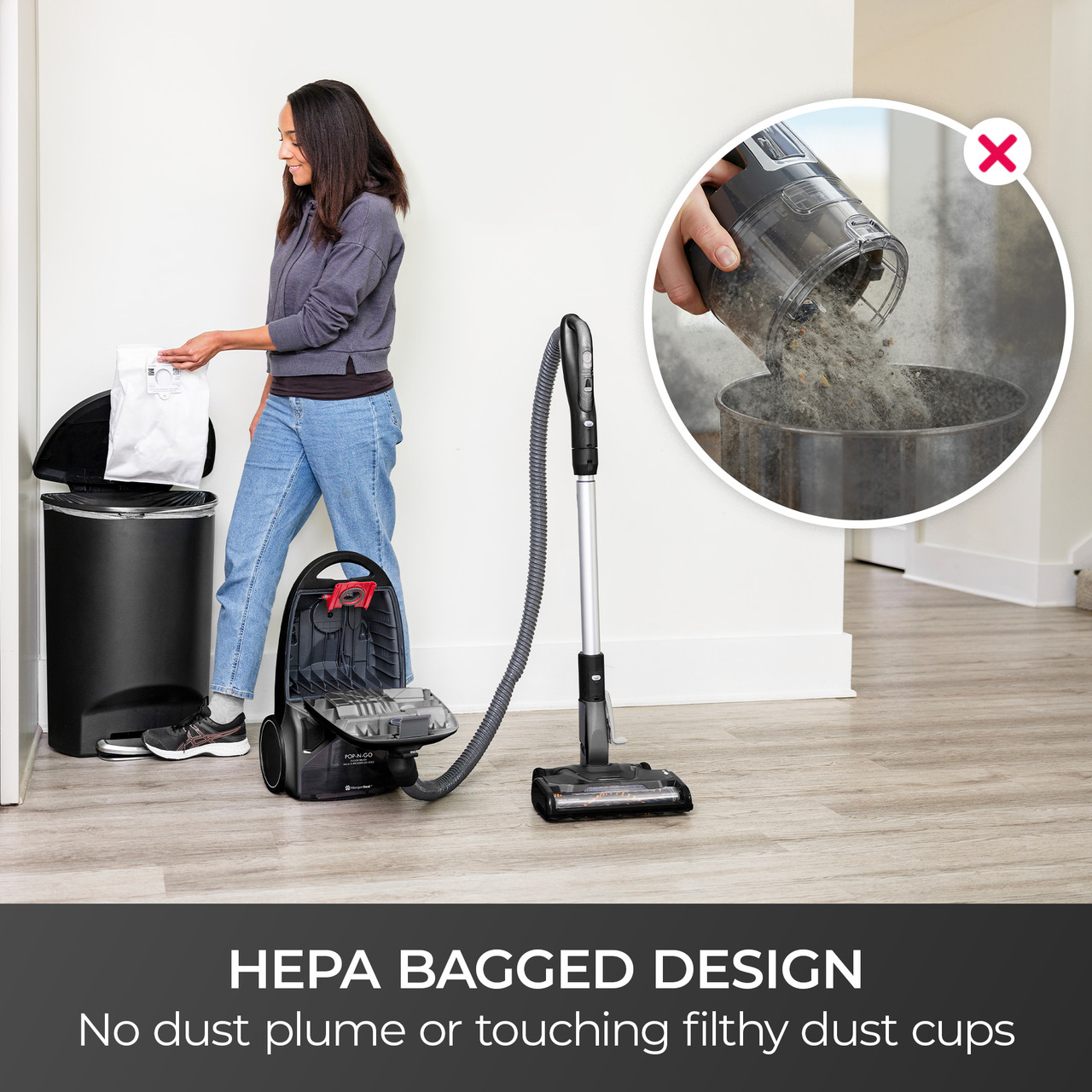 Kenmore POP-N-GO 600 Series Bagged Canister Vacuum - Thumbnail 5