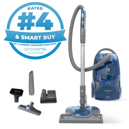 Kenmore Pet Friendly POP-N-GO® 600 Series Bagged Canister Vacuum Cleaner