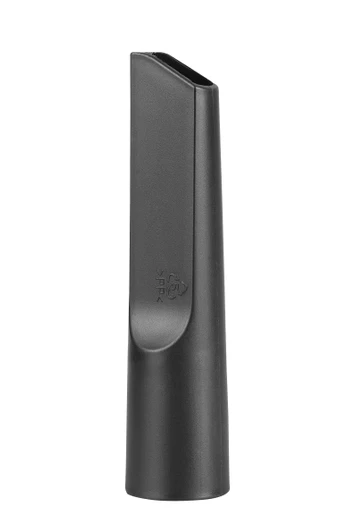 A black crevice tool on white background