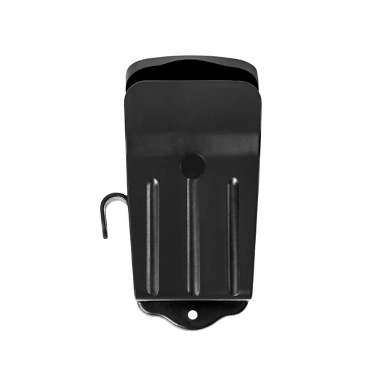 A black wall mount on white background