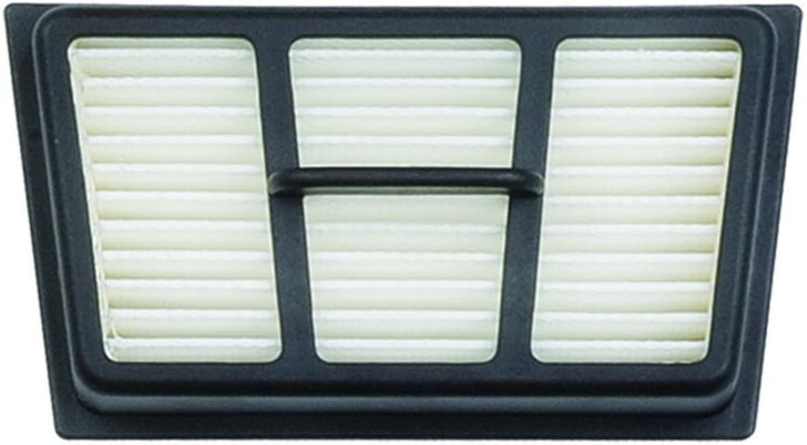 A HEPA exhaust filter on white background