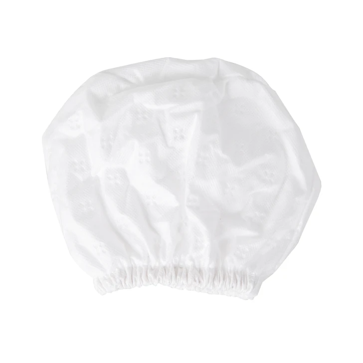 White cloth filter on a white background