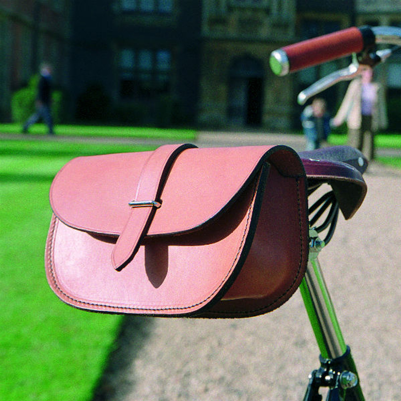 leather saddle bag bike