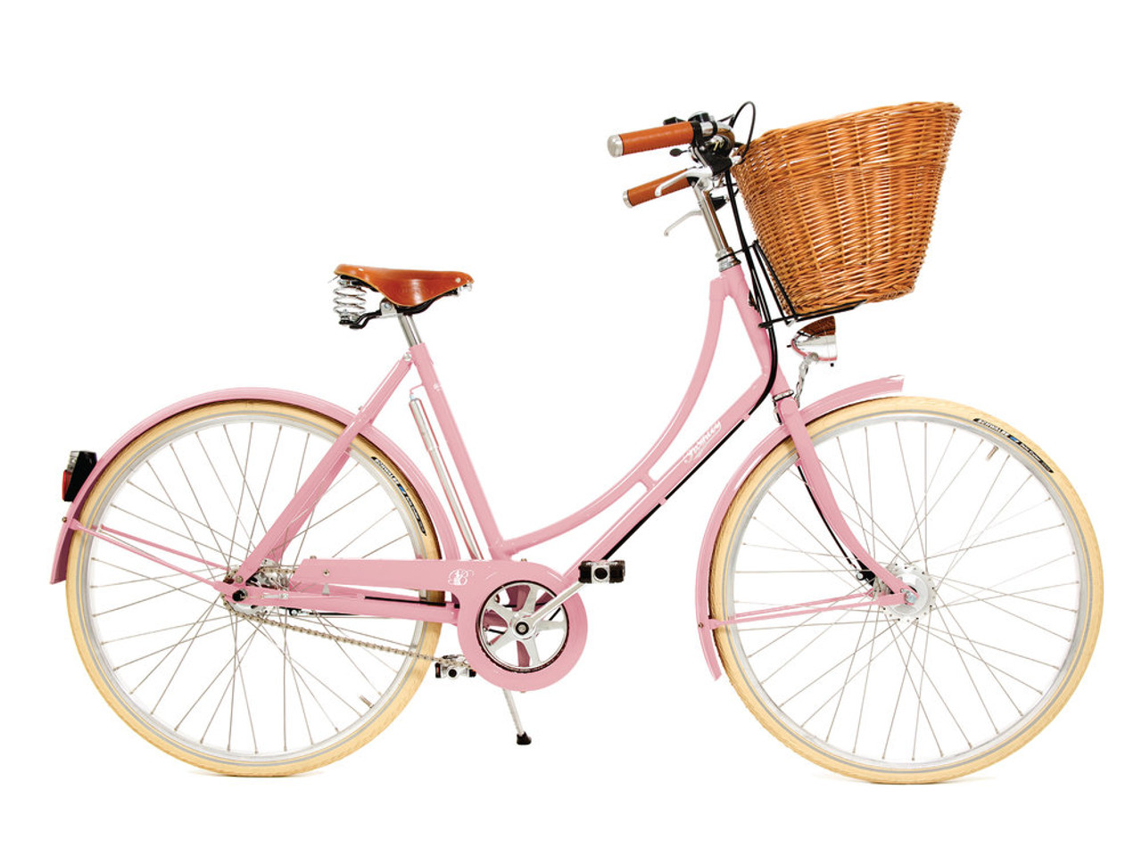 a pink bike