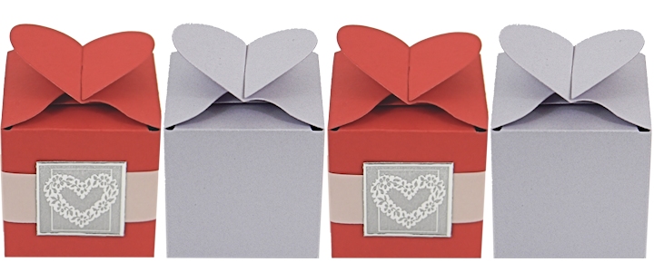 Heart Shaped Candy Boxes - Valentine Heart Candy Boxes