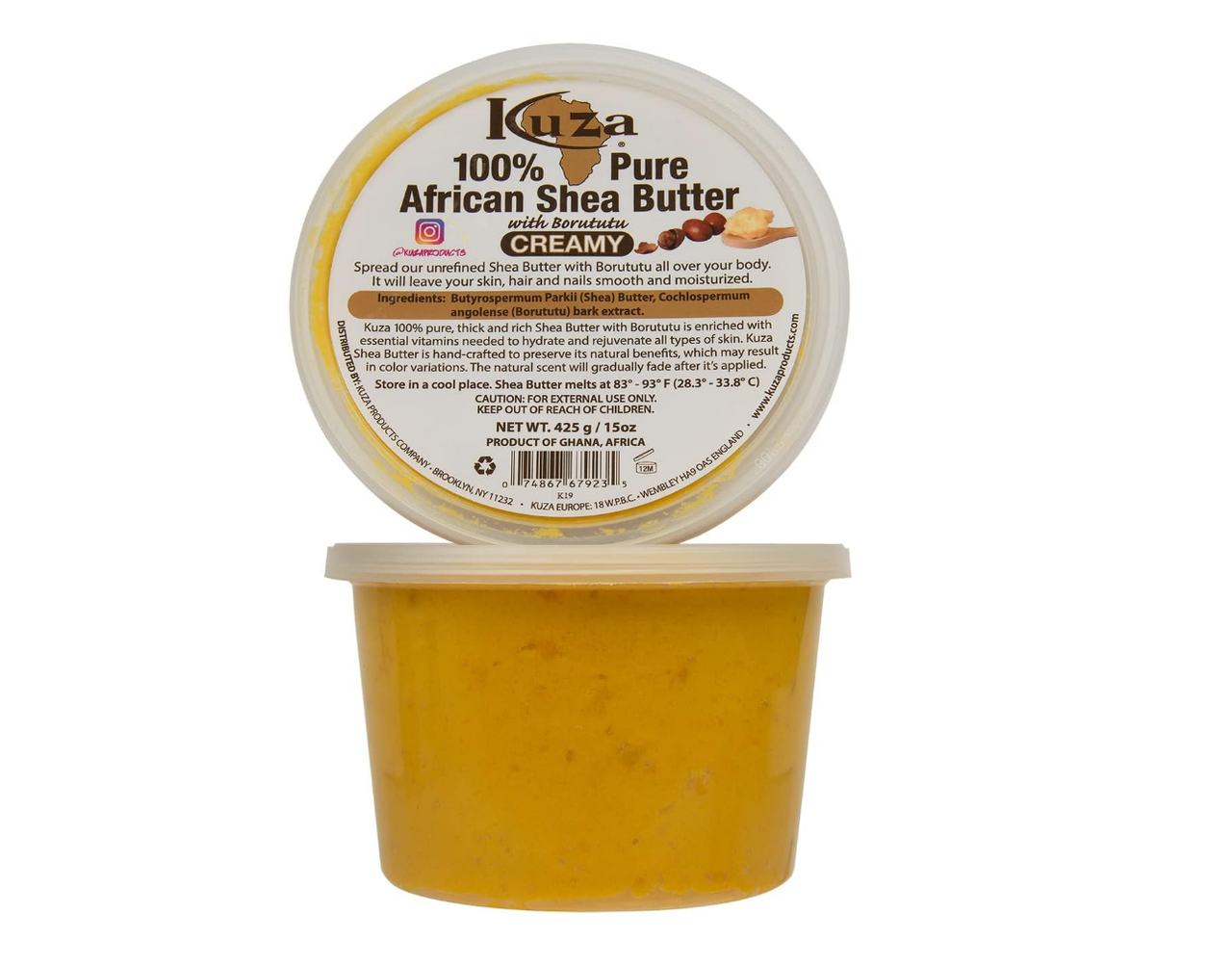 Kuza 100 Pure African Shea Butter Creamy 425g kuza-100-pure-african-shea-butter-creamy-425g