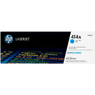 Original HP 414A W2021A Cyan LaserJet Toner Cartridge