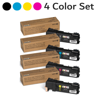 Phaser 6500 | 106R01591 106R01592 106R01593 106R01597 | Original Xerox Toner Cartridge Set – Black, Color