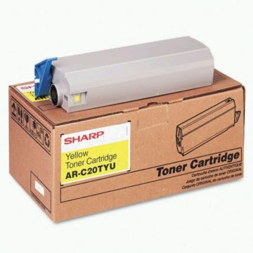 Original Sharp Yellow Toner Cartridge ARC20TYU, High Yield