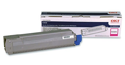 Original OKI OKIDATA Type C14 Magenta Toner Cartridge for C830 Series 44059110