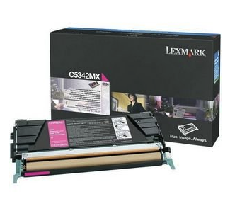 Original Lexmark C5342MX C534n Magenta Extra High-Yield Toner Cartridge