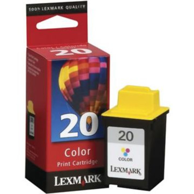 Original Lexmark #20 15M0120 Tri-Color Ink Cartridge